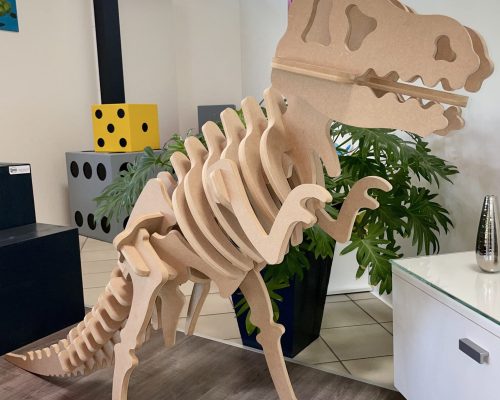 LMCE - Dinosaure 3D en bois à monter - Maquettes en bois
